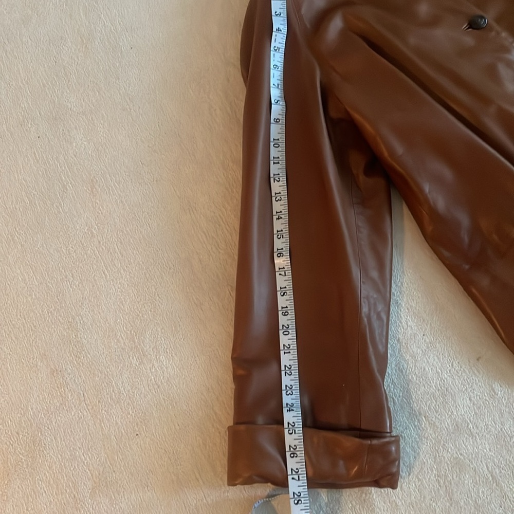 Italian buttery soft custom made coat size 44- approx 10-12 - Picture 11 of 15